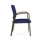 Lesro Newport Guest Chair Metal Frame, Bronze, OH Cobalt Upholstery NP1101 - alternate 2